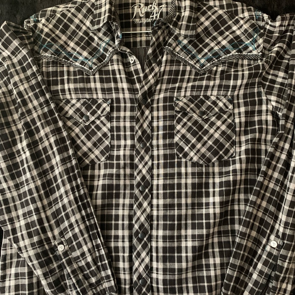 Gorgeous Rock 47 by Wrangler button down.